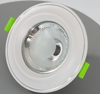 Spot LED moderne 7W réglable en aluminium pour éclairage de plafond de bureau à domicile anti-éblouissement pour les hôtels