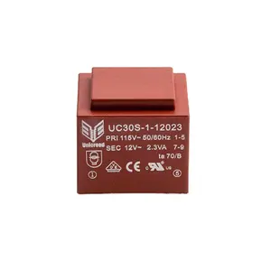 Трансформатор EI типа Инкапсулированный трансформатор и низкочастотный трансформатор тока PCB EI30/18 220 В 12 В 2.3VA