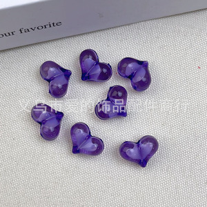 Acrylic Heart <b>Beads</b> 12x16mm For Bracelet Making DIY Jewelry Craft Material Multicolor Loose <b>Beads</b> - Product Image 4