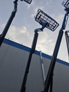 Platform Kerja Udara Manlift Baru 24m diesel Articulated Boom <span class=keywords><strong>Lift</strong></span> AB22JPLUS Peralatan Konstruksi Resmi Sinoboom Cina - Product Image 2