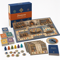 Jeu de société de dessin et de stratégie personnalisé en céramique européenne pour les boutiques de musées