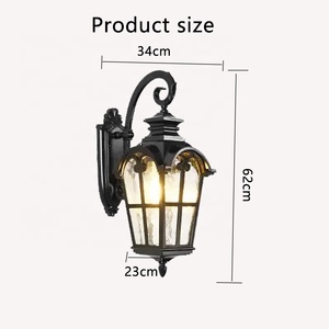 Online Wholesaler Wall Lamp Outdoor Waterproof Ip65 Corridor <b>Light</b> Big Wall Mounted Outdoor Lamp Vintage Model - Product Image 2
