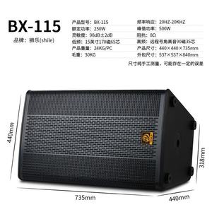 Altavoz Shile Bx 115 de 500W para Escenarios, Conferencias, Bodas y Eventos al Aire Libre - Product Image 4