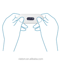 Viatom Monitor portabel Ecg Bluetooth Mini, Monitor Ekg genggam, Monitor Ekg, portabilitas waktu nyata, Monitor detak jantung Ecg