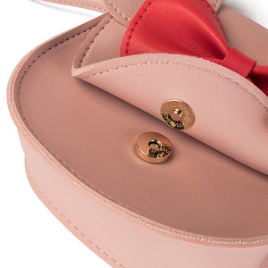 Borsa Mini alla Moda per Bambini con Decorazione a Fiocco, Motivo Cartone Animato Carino, Materiale PU, Borsa a Tracolla per Ragazze - Product Image 2