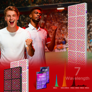 Pannello LED OEM di Grandi Dimensioni con Sistema a 7 Lunghezze d'Onda ad Alta Potenza per Applicazioni Sportive, Terapia della Luce Rossa con Programma Giornaliero - Product Image 1