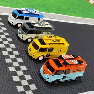 Voitures miniatures télécommandées en métal 1:64, modèle de loisir pour enfants, jouets de bureau, décoration de collection, voiture RC micro van professionnelle 2.4G 8 canaux - Product Image 5