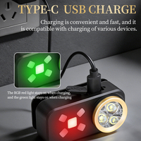 Senter LED Magnet Gantungan Kunci Portabel Multifungsi, Daya Tahan Lama, Tahan Air IPX4, Sinar Dapat Disesuaikan