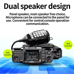 Promotion Zastone D500 25W <span class=keywords><strong>Radio</strong></span> mobile double bande <span class=keywords><strong>VHF</strong></span> UHF de type split pour véhicule tout-terrain - Product Image 2