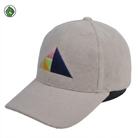 Gorra de Béisbol Deportiva Unisex de Lona a Rayas con Diseño de Bordado de Lazo Triangular Geométrico de 6 Paneles Personalizada al por Mayor para Hombre y Mujer