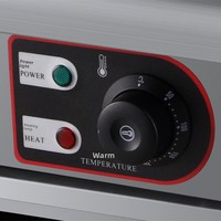 Crêpière et machine à crêpes électriques professionnelles en acier inoxydable à double tête avec revêtement antiadhésif – Nouveauté