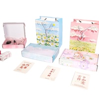 Boîte en carton ondulé personnalisée pour l'emballage, boîtes d'expédition roses et bleues pour l'emballage de cadeaux et l'expédition