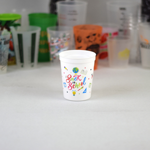 Gobelet à crème glacée réutilisable en plastique, compatible lave-vaisselle, alternative au bol <span class=keywords><strong>de</strong></span> service pour desserts - Product Image 1