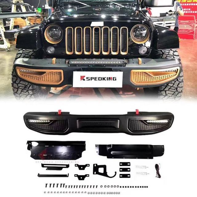 Gobison Hot Sales JK Car Offroad 4x4 Auto Accessories Rear Bumper for Jeep Wrangler