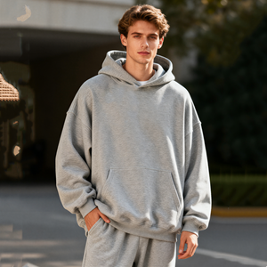 TKAN368 Heavyweight Winter Tinck algodón personalizado 3D Puff impresión pulóver EE. UU. tamaño liso hombres sudadera sudaderas con capucha al por mayor - Product Image 1