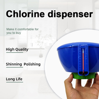 Distributeur de chlore flottant extérieur réglable pour piscines et spas Matériau en PVC PE et PP durable