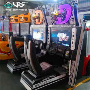 Video Game City Low Price Electronic Video Simulator Coin Operated Game Center Initial D 8 Racing Arcade Game Machine