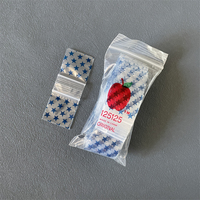 LDPE 2020 apple mini ziplock 100 kantong 25 desain acak cetakan campuran 100 kantong 2" x 2"