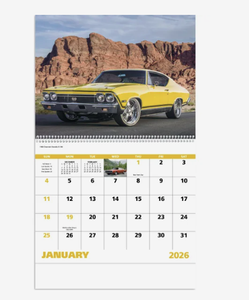 Calendriers Spirales Publicitaires Personnalisés avec Logo Muscle Thunder 2026 – Cadeau Promotionnel Anglais <span class=keywords><strong>en</strong></span> Gros pour Fitness et Gym, à Suspendre au Mur - Product Image 2