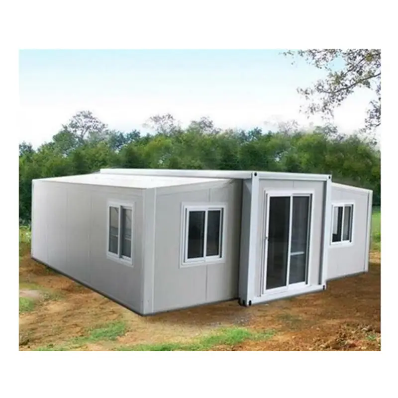 Modern ev planı 4 yatak odası 40 Ft kullanılan 3 genişletilebilir konteyner ev