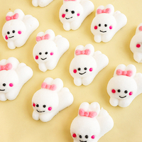 Heiß verkaufte Halal Marshmallow Rabbit Cartoon Tier förmige Saft Marshmallow Essbare Süßigkeiten für Kinder Kuchen Dekorieren zum Backen