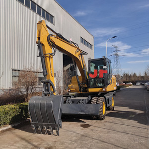Excavatrice sur roues PW150, machine lourde de 14 tonnes avec une capacité de godet de 0,60 m³ et une force de creusement de <span class=keywords><strong>115</strong></span> KN - Product Image 5