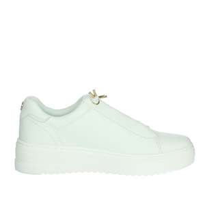 Marco Tozzi Zapatillas sin cordones para mujer, zapatos para caminar de cuero blanco - Product Image 4