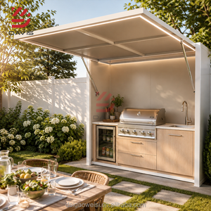 Isola Cucina Modulare da Esterno in Lega di Alluminio con Lavello, Griglia e Piano di Lavoro <span class=keywords><strong>per</strong></span> Pranzo all'Aperto e Cucina Familiare - Product Image 2