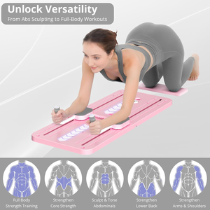 5-in-1 Shaping Set With Multi-Function Foldable Board and <b>Sliding</b> for Home Use ZJJFB-JCAB BOARD Home Fitness Equipment ZJJFB-JCA - Product Image 2