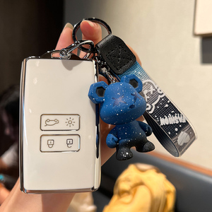 Articles de cadeaux promotionnels DM pour étui à clés de voiture en TPU d'entreprise pour porte-clés Renault KOLEOS - Product Image 4