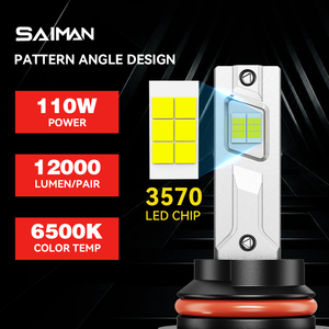 Lampe de voiture haute puissance de marque à bas <span class=keywords><strong>prix</strong></span> 110w 12000LM C6 Kit de phares à LED H4 H13 9004 9007 Ampoules de signalisation de phares à LED en vente en gros - Product Image 6