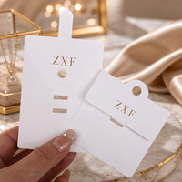 ZXF Neue 6 * 10,5 Blanko Kraftpapier Ohrring- und Halsketten-Verpackung Schmuck-Präsentationskarton auf Lager