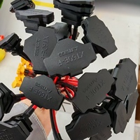 Kabel Adaptor XT90/XT60 untuk Kendaraan Listrik, Kabel Konektor Pria-Wanita Berbahan Nylon/PBT dengan Rating IP66 untuk Peralatan Rumah Tangga