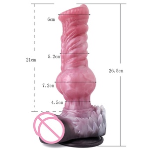 YOCY Nuevo Dildo Monstruo Lobo con Nudo, Tres Tamaños, Juguete Sexual Erótico de Fantasía, Silicona Líquida, Tamaño Pequeño, Cómodo para Mujeres - Product Image 5