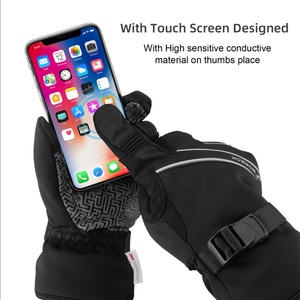 <span class=keywords><strong>Gants</strong></span> d'hiver MOREOK imperméables avec doublure thermique en polaire, antidérapants, compatibles avec les écrans tactiles, pour le cyclisme, le snowboard et le ski, pour hommes et femmes - Product Image 3