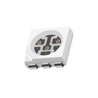 LED SMD 5050 RVB Rouge Vert Bleu avec lentille 0,2W, angle de vision 120°, puce LED SMD époxy pour éclairage de scène, directement de l'usine