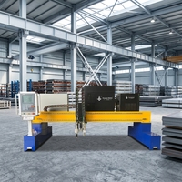 Machine de découpe plasma CNC à portique professionnelle pour la construction navale et les structures en acier