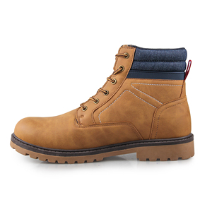 Crazy horse-botas de trabajo de construcción de cuero, zapatos de seguridad industriales, nuevo estilo - Product Image 4