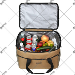 Large Capacity Thickened Picnic Cooler Bag Oxford Cloth Portable Outdoor Lunch Bag With Ice Pack Summer 2022 - Product Image 3
