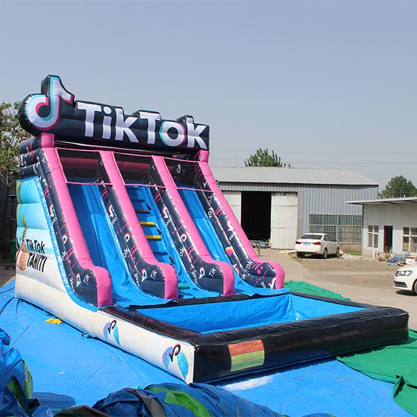 Гигантская надувная водная горка для взрослых