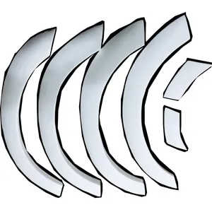 For Skyline R33 GTR GTS Nismo 400R Style Wheel Arches ( 6pcs/set ) FRP Glass Fiber