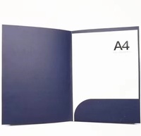 Carpeta de Presentación Personalizada de Papel Ecológico, Tamaño A4/A5, para Negocios, Fabricada en China