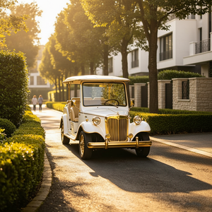 Voitures électriques vintage de haute qualité, <span class=keywords><strong>voiture</strong></span> de tourisme 6 places, bus de style classique électrique pour attraction touristique - Product Image 1