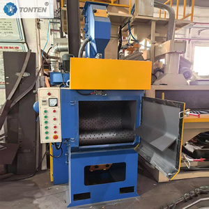 Machine de sablage DShot à commande PLC 2026 avec fonction de polissage et billes d'acier pour pièces usinées sur bande transporteuse - Product Image 5