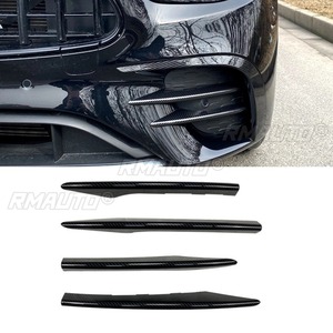 Accessoires de séparateur d'air pour pare-chocs latéral de voiture, pour Mercedes Benz Classe E W213 E260 E300 E53 2021+, kit carrosserie de séparateur de pare-chocs - Product Image 3