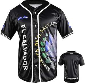 بيسبول سوداء جيرسيه المكسيك غواتيمالا سلفادور هوندوريس فينيزويلا بويرتو ريكو برازيلي كوبا نيكاراغا - Product Image 3