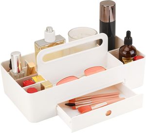 Large Plastic Storage <b>Box</b> for Cleaning Supplies 8-Compartment <b>Tool</b> Organizer <b>Box</b> <b>Heavy</b> <b>Duty</b> Storage Caddy With Handle - Product Image 1