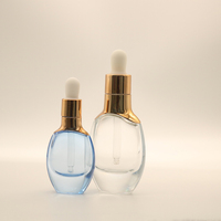 Botol Kaca Silinder 30ml Grosir, Finishing Matte, Warna & Logo Dapat Disesuaikan, Dilengkapi Pipet Tetes untuk Minyak Esensial & Perawatan Kulit