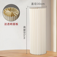 A00019 Accessoires de mariage modernes, colonne en papier pliable, décoration de table de dessert, présentoir à fleurs, supports cylindriques, centre de table pour fête