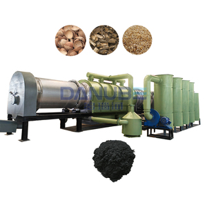 Machine industrielle de fabrication de charbon de bois à partir de copeaux de bois et de sciure de bois, machine de carbonisation du charbon - Product Image 1